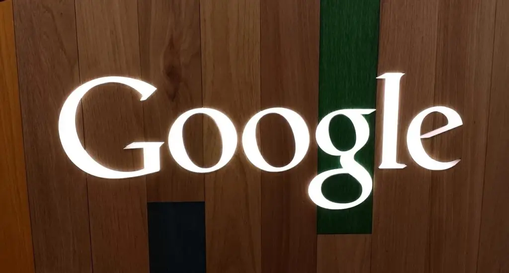 Knowledge panel for a well-known brand on a Google search page showing logo and description