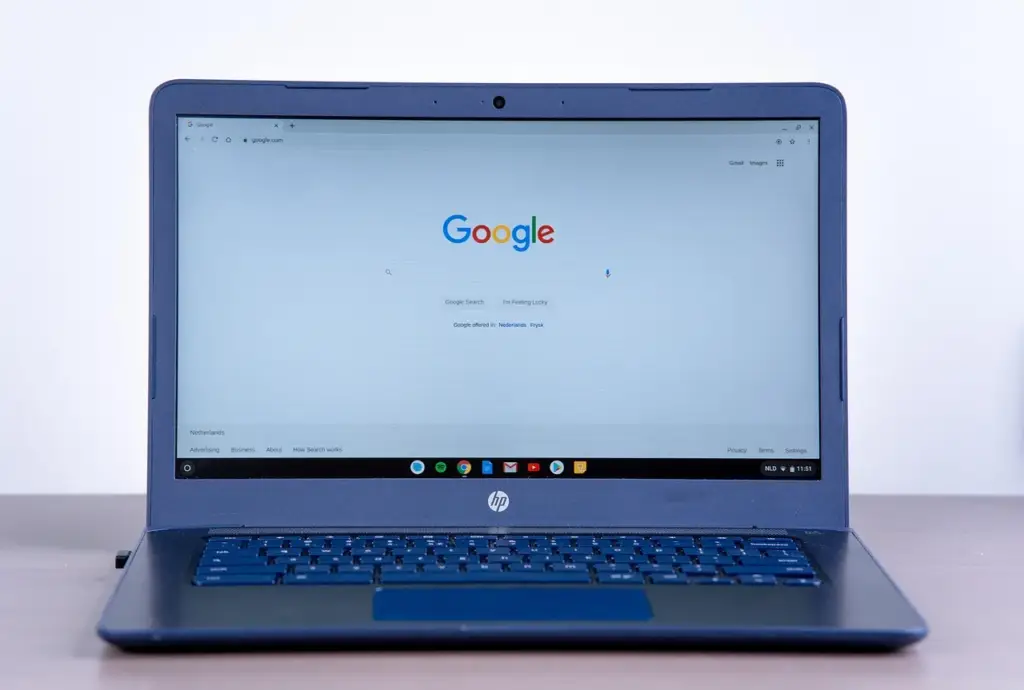 Laptop displaying Google search results with People Also Ask box